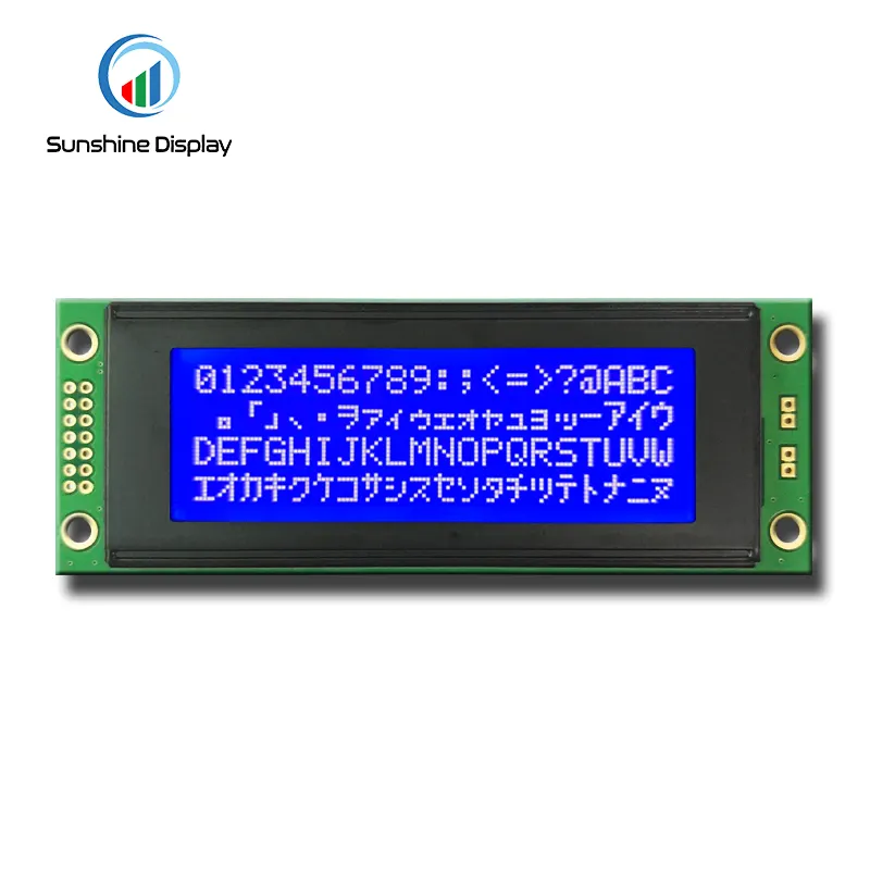 SDM2004C Monochrome LCD STN Blue/YG 20X4 Character LCD Module Character COB LCD Module_Info Next Product LCD module
