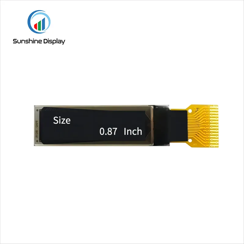 0.87 128x32 OLED LCD Display Side View