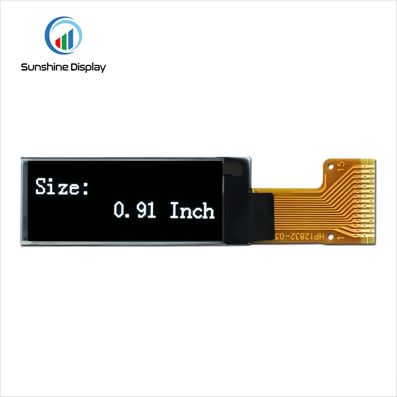 SDO091G15-128032 0.91inch 128x32 Dots OLED LCD Module 15PIN SPI Interfac OLED LCD Display_Info Next Product LCD module