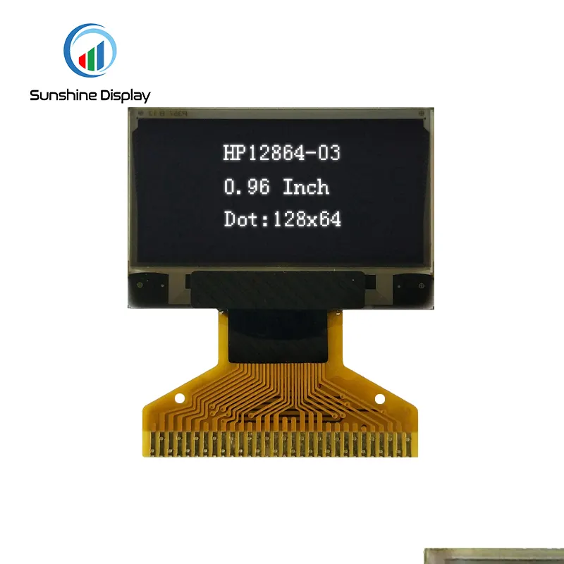 0.96 128x64 OLED LCD Display Side View