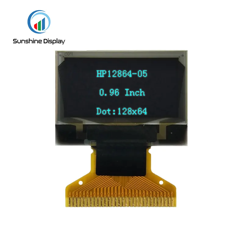 0.96 128x64 OLED LCD Display Detail View