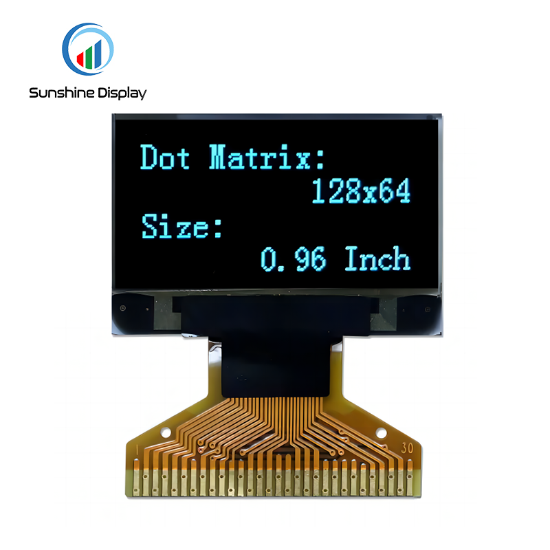 0.96 128x64 OLED LCD Display_Info Side View