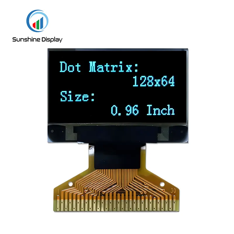 0.96 128x64 OLED LCD Display Side View