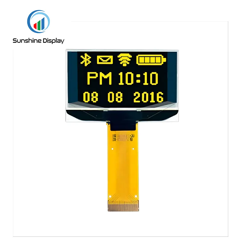 1.54 128x64 OLED LCD Display Back View
