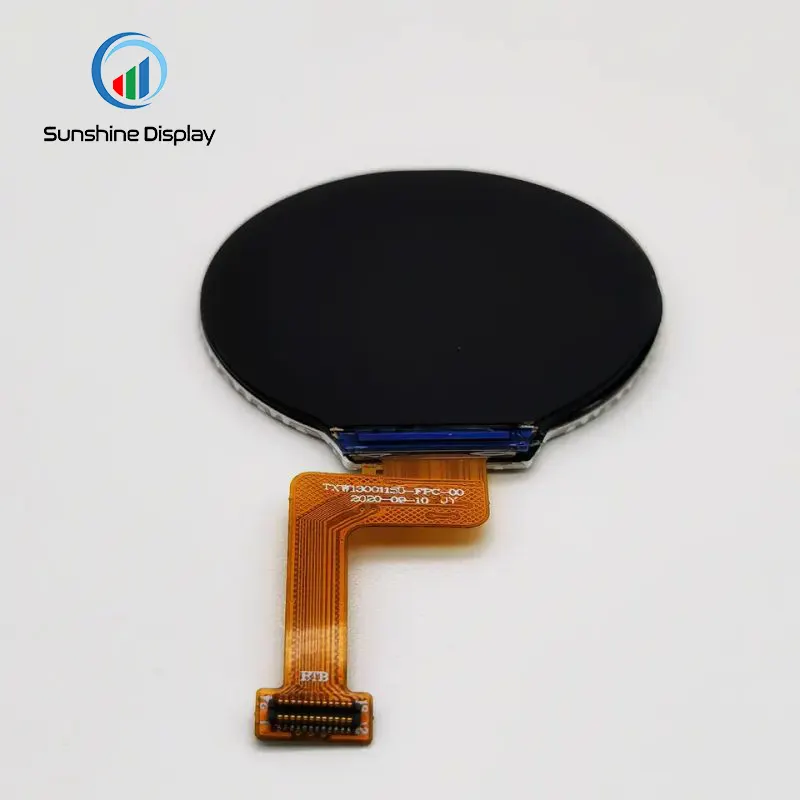 SDT0128HQSI-15 Round Shape 1.28inch 240x240 TFT LCD Screen  with SPI Interface Round TFT LCD Module Similar Product LCD module