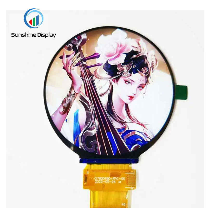 SDT016BSA-02 1.6inch round TFT LCD 400X400 Resolution SPI Interface Round TFT LCD Module Similar Product LCD module