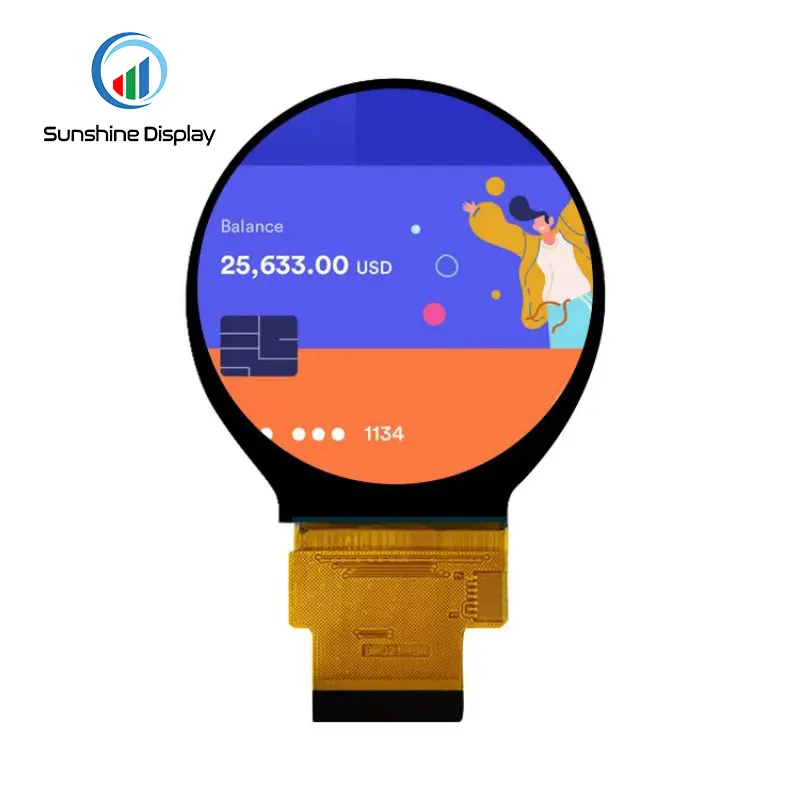 SDT021BSA-01 2.1 inch Round TFT LCD Module Detail View