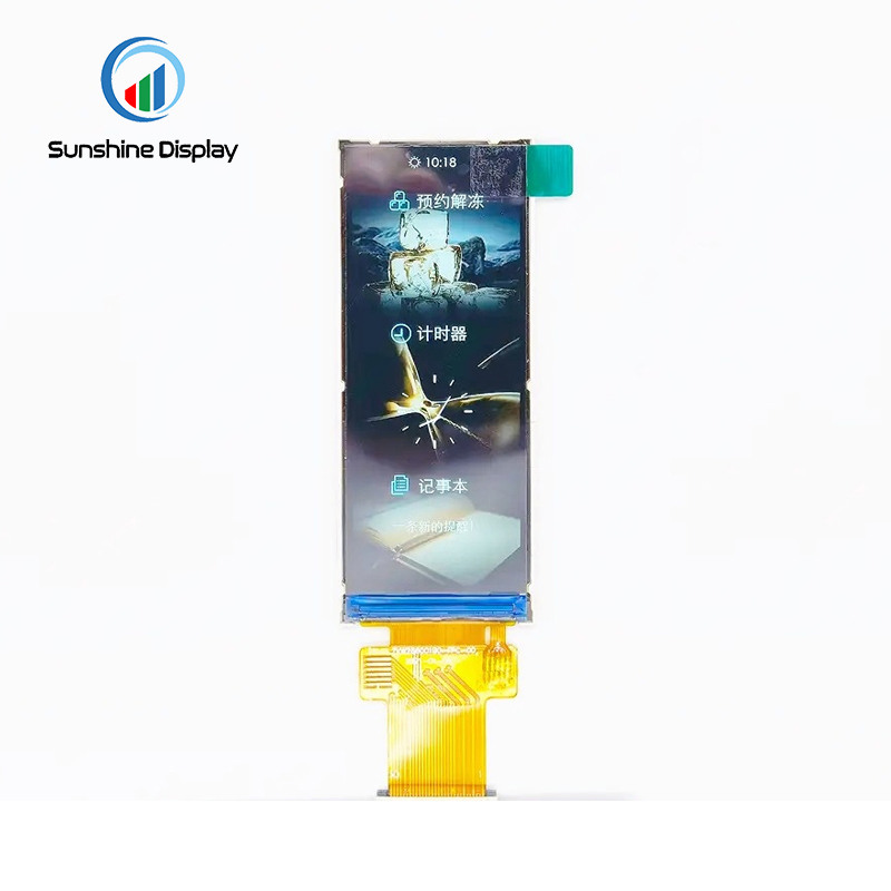 SDT0286BHSI-01 2.86 inch Bar Type TFT LCD Module Front View