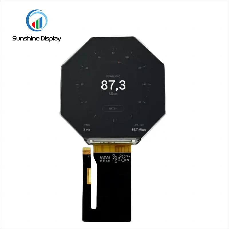 SDT0334TOSI-01 Special shape 3.34inch 320x320 Round TFT LCD Module Round TFT LCD Module Previous Product LCD module