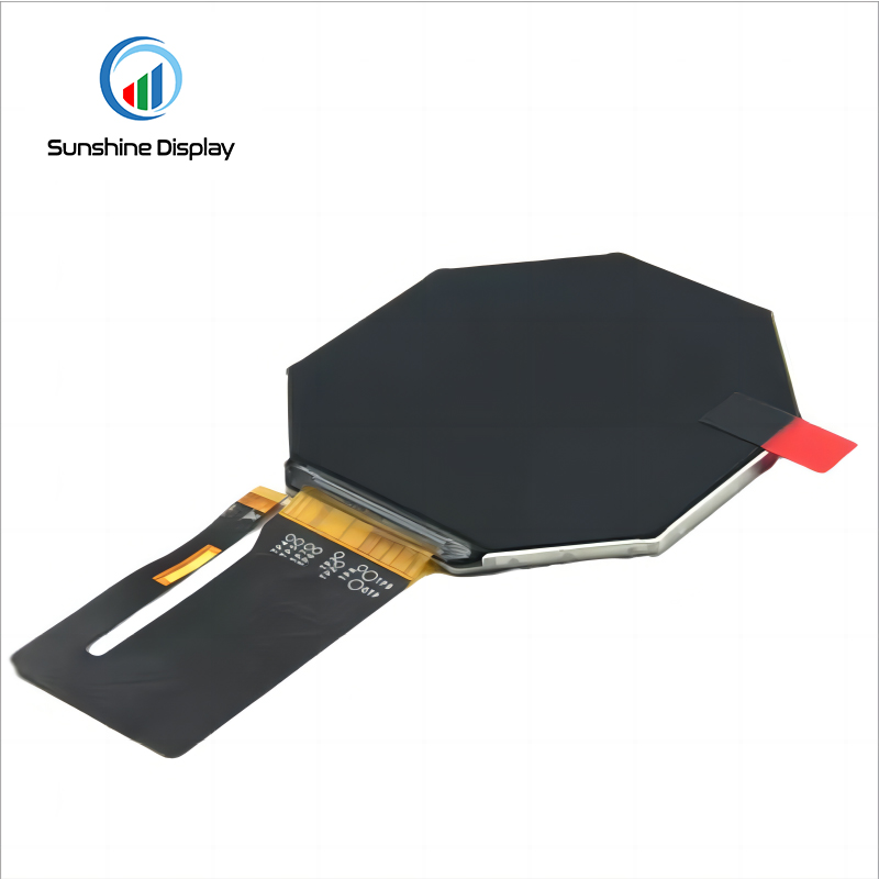 SDT0334TOSI-01 3.34 inch Round TFT LCD Module Back View