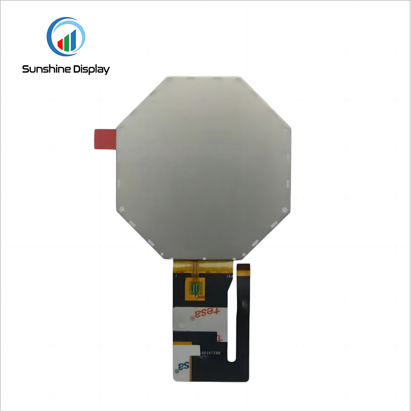 SDT0334TOSI-01 3.34 inch Round TFT LCD Module Detail View