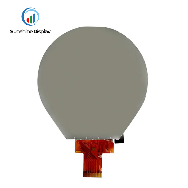 SDT034BWJA-01 3.4 inch Round TFT LCD Module Back View