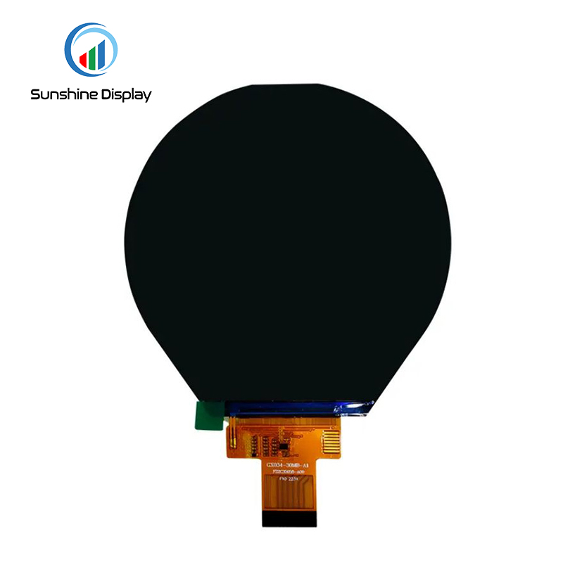 SDT034BWJA-01 3.4 inch Round TFT LCD Module Detail View