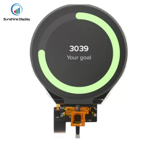 SDT034TWVI-01CP 3.4 inch Round TFT LCD Module|TFT with Capacitive Touch Screen Back View