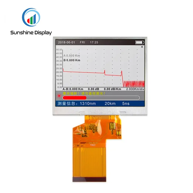 SDT035CQHN-06 3.5 inch Sunlight Readable TFT Module|Standard TFT LCD Module Detail View