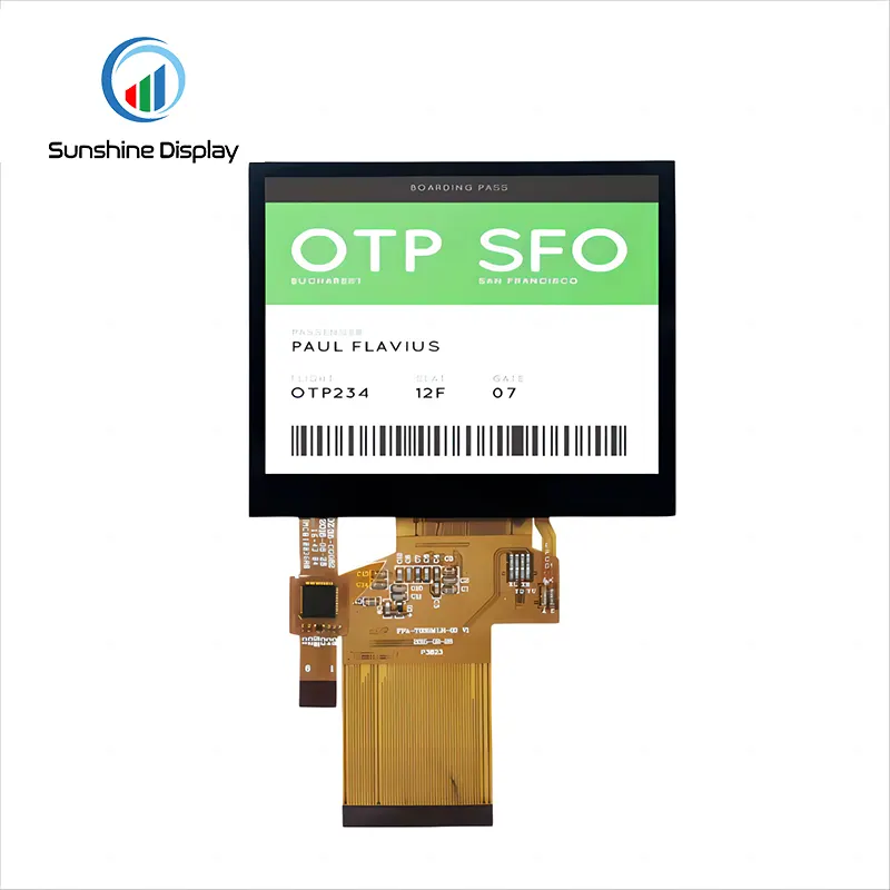 SDT035MQLH-08CP 3.5 inch Standard TFT LCD Module|TFT with Capacitive Touch Screen Back View