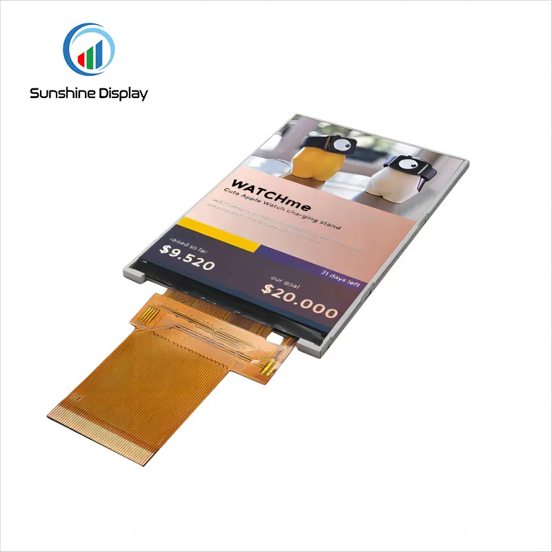 SDT035QHVI-19 3.5 inch Standard TFT LCD Module| IPS TFT LCD Module Back View