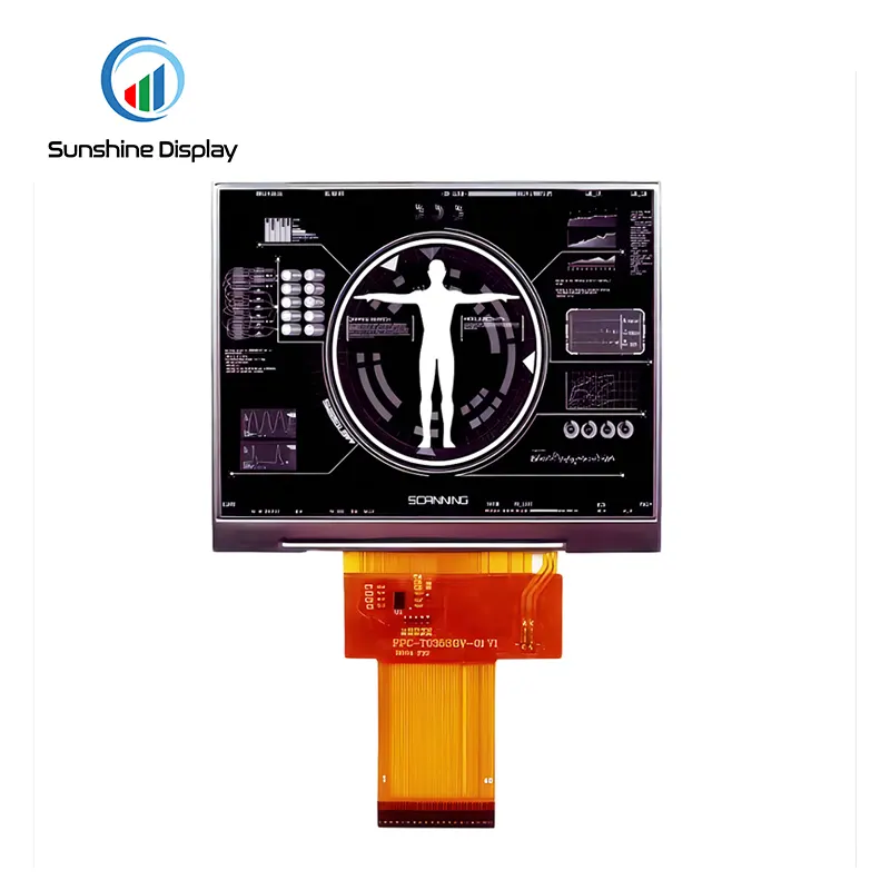 SDT035SVGA-01 3.5 inch Standard TFT LCD Module| IPS TFT LCD Module|TFT with Capacitive Touch Screen Back View