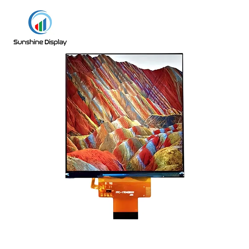 SDT040TZHI-01 4 inch Standard TFT LCD Module| IPS TFT LCD Module Back View