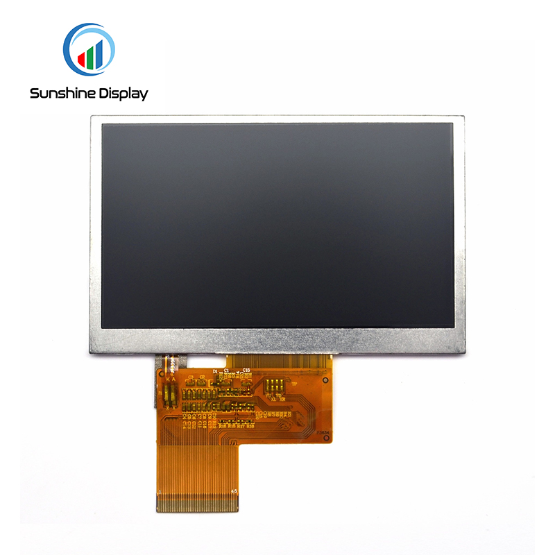 SDT043BPSI-04-W 4.3 inch Wide Temperature TFT Display| IPS TFT LCD Module |Sunlight Readable TFT LCD|Standard TFT LCD Module Front View
