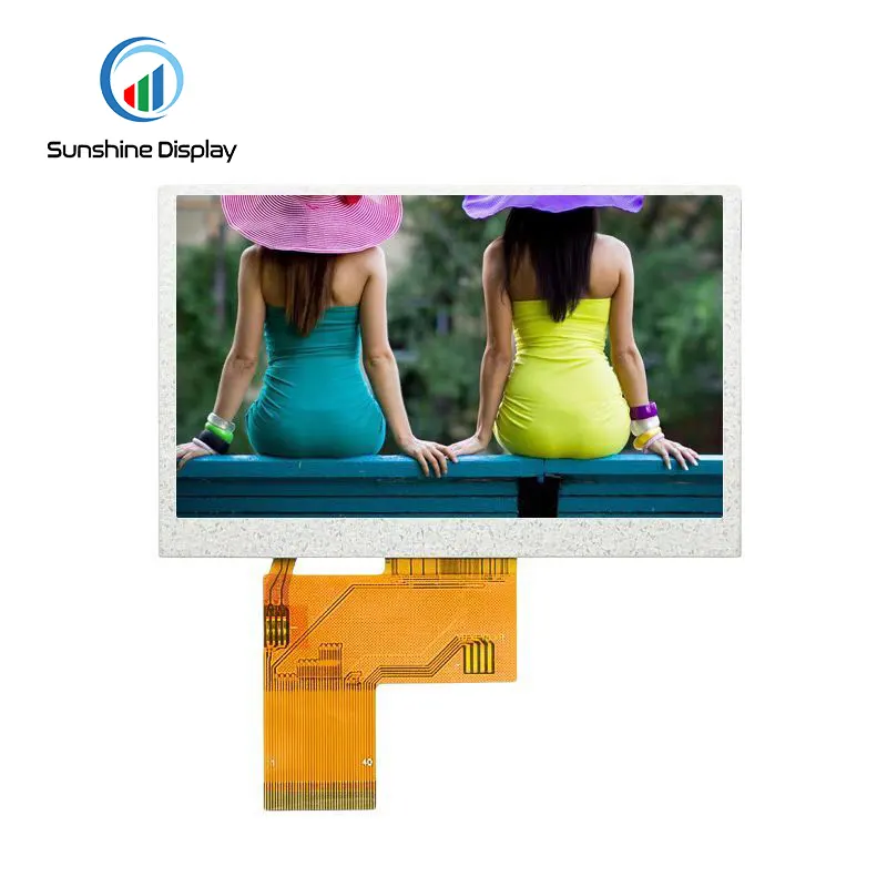 SDT043BPSI-16 4.3 inch Sunlight Readable TFT Module| IPS TFT LCD Module|Standard TFT LCD Module Back View