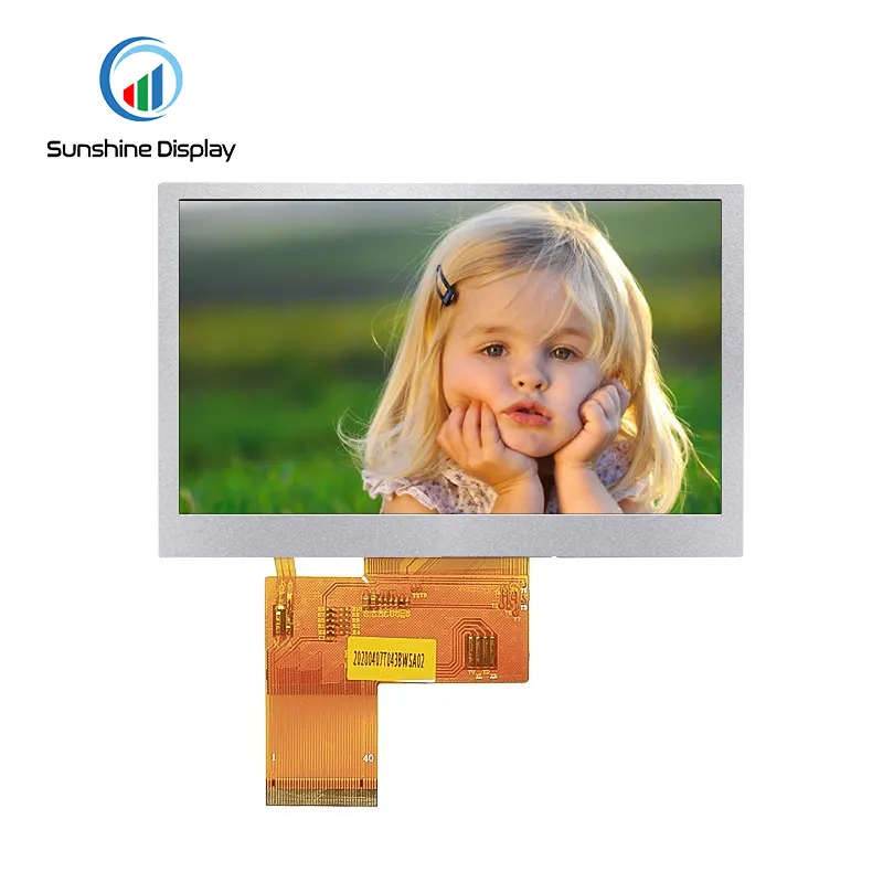 SDT043BWSI-02 4.3 inch Standard TFT LCD Module| IPS TFT LCD Module Back View