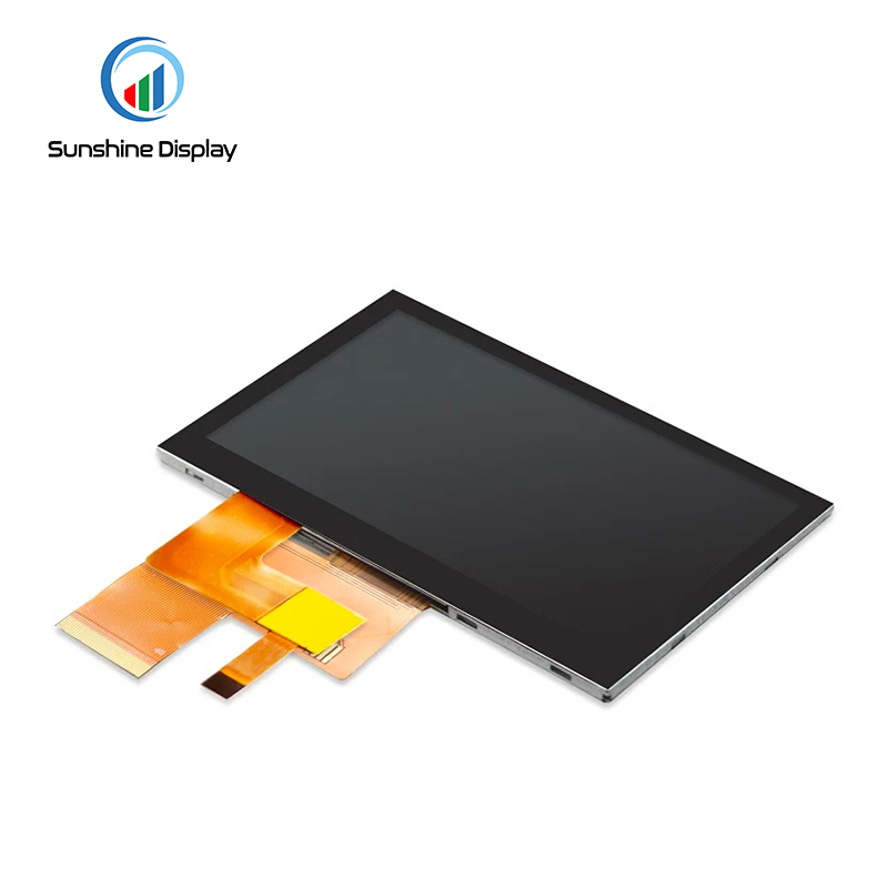 SDT043BWSI-02CP 4.3 inch Standard TFT LCD Module| IPS TFT LCD Module|TFT with Capacitive Touch Screen Side View