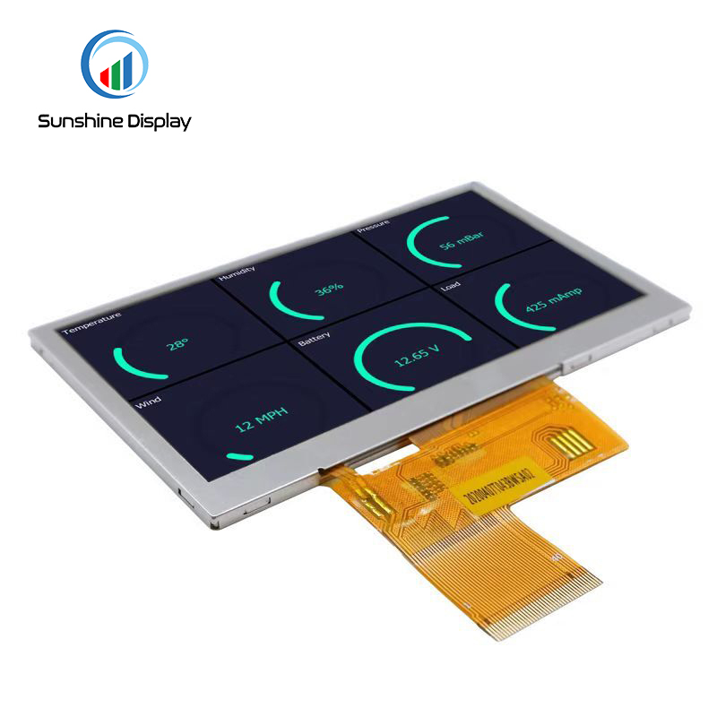 SDT043BWSI-05 High Brightness 1000cd/m2 4.3inch Color TFT Display 800X480 Resolution LCD Touch Panel Sunlight Readable TFT LCD| IPS TFT LCD Module|Standard TFT LCD Module Similar Product LCD module