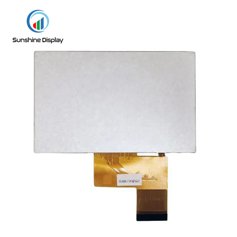 SDT043HPSI-01P 4.3 inch Standard TFT LCD Module| IPS TFT LCD Module Back View