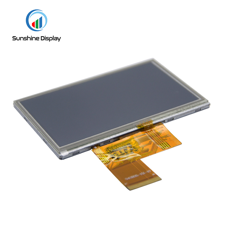 SDT043QPIN-10P 4.3 inch Sunlight Readable TFT LCD|Standard TFT LCD Module Front View