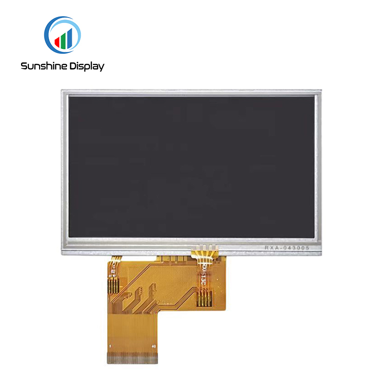 SDT043QPSN-15P 5X2 LEDs  4.3inch LCD Screen 480X272 Dots TFT Display with Capacitive Touch Screen Standard TFT LCD Module Similar Product LCD module