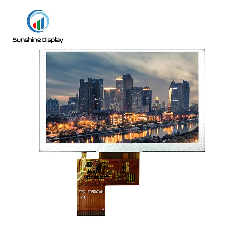 SDT050IWIN-05 5.0 inch Sunlight Readable TFT  LCD|Standard TFT LCD Module Back View