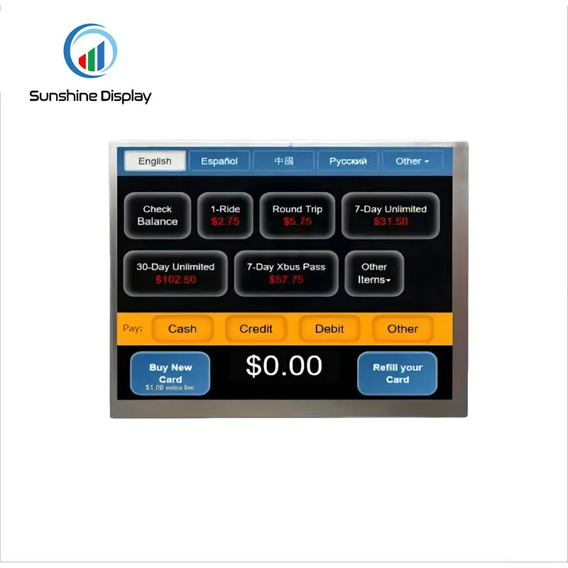 SDT057BVGA-01 5.7 inch Sunlight Readable TFT Module| IPS TFT LCD Module|Standard TFT LCD Module Detail View