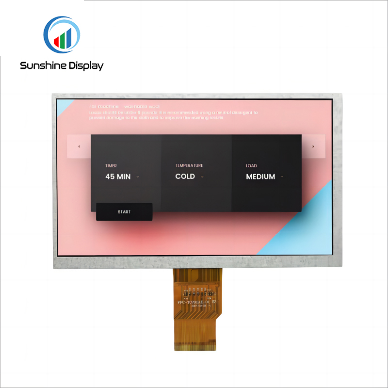 SDT070BWHI-02 7inch 1024X600 Resolution IPS TFT LCD Module  with RGB Interface Standard TFT LCD Module| IPS TFT LCD Module Similar Product LCD module