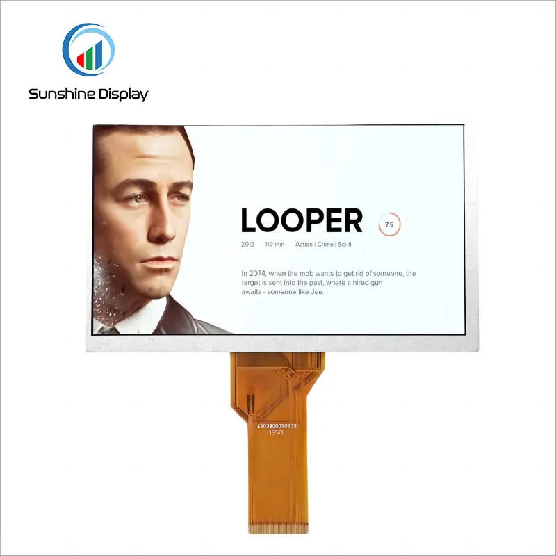 SDT070QWHC-16 7.0 inch Wide Temperature TFT Display|Standard TFT LCD Module Detail View