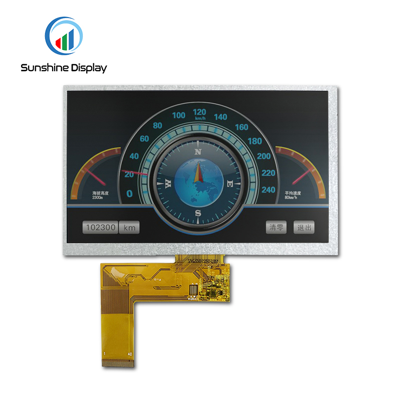 SDT070SWH40-90 High Quality 7inch 800x480 TFT LCD Display 40pin for GPS Standard TFT LCD Module Similar Product LCD module