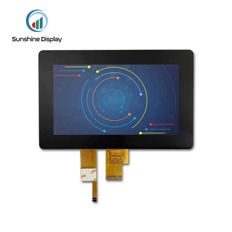 SDT070SWH40-90CP 7.0 inch Standard TFT LCD Module|TFT with Capacitive Touch Screen Side View