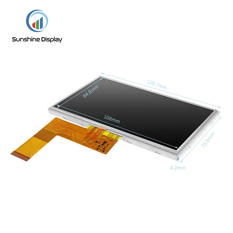 SDT070SWH40-90P 7.0 inch Standard TFT LCD Module Back View