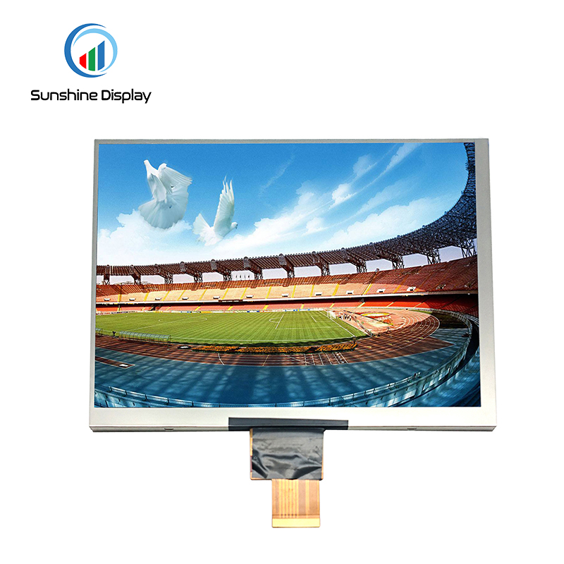 SDT080QXGI-09 High Brightness  8inch LCD Screen Display 1024X600 Resolution with LVDS Interface Standard TFT LCD Module| IPS TFT LCD Module Similar Product LCD module