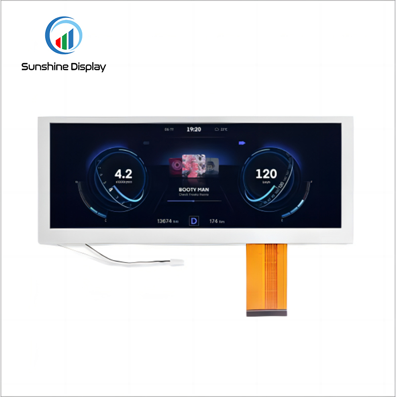 SDT088BZHI-01 8.8 inch Bar Type TFT LCD Module Front View