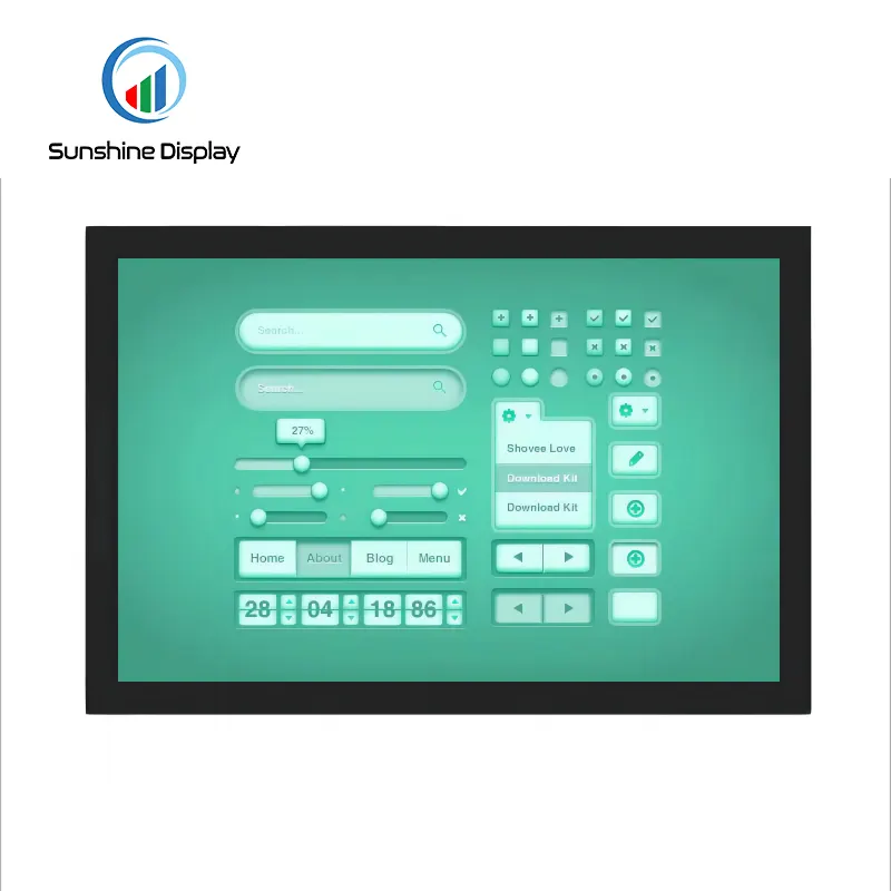 SDT101QWXH-07CP 10.1 inch Standard TFT LCD Module| IPS TFT LCD Module|TFT with Capacitive Touch Screen Side View