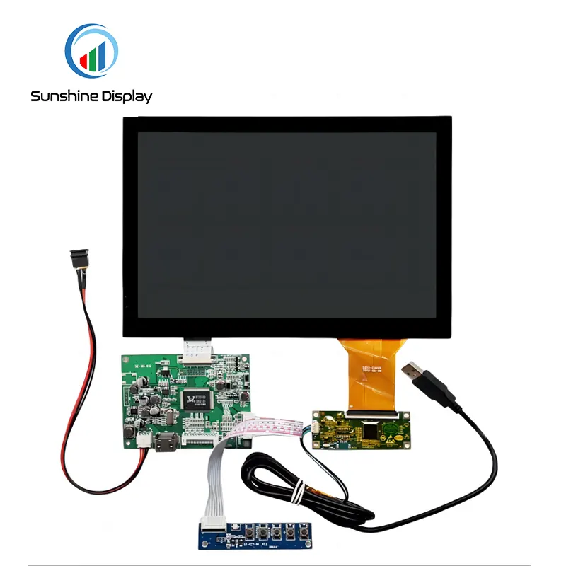 SDT101QWXH-30CP-B 10.1 inch Sunlight Readable TFT  Module| IPS TFT LCD Module|Standard TFT LCD Module Side View