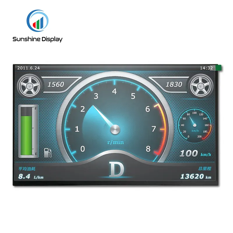 SDT133PFHI-01 13.3 inch Standard TFT LCD Module| IPS TFT LCD Module Front View