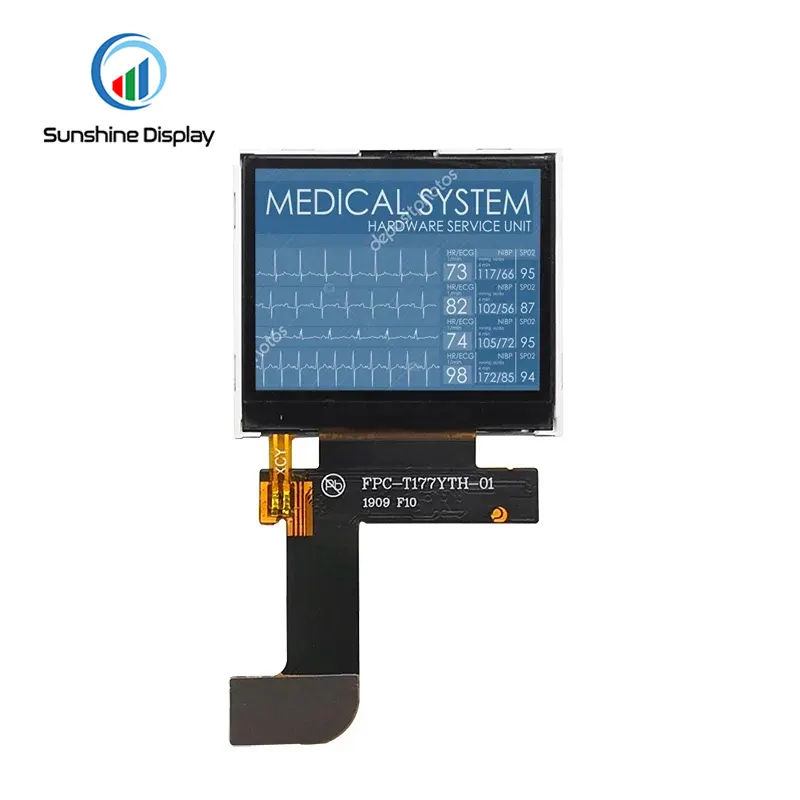 SDT177YSHT-01 1.77 inch Sunlight Readable TFT LCD|Standard TFT LCD Module Back View