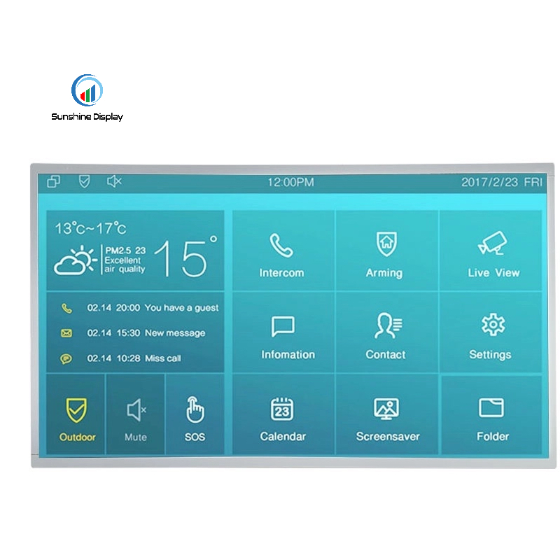 SDT215HFI-10 21.5 inch Sunlight Readable TFT LCD Front View