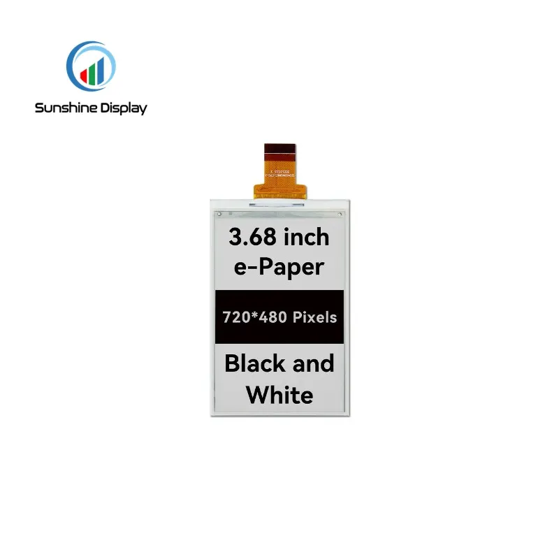 SDE0368NQW-45 3.68inch ePaper Display Module 528x792 Resolution SPI E-paper Display_Info Similar Product LCD module