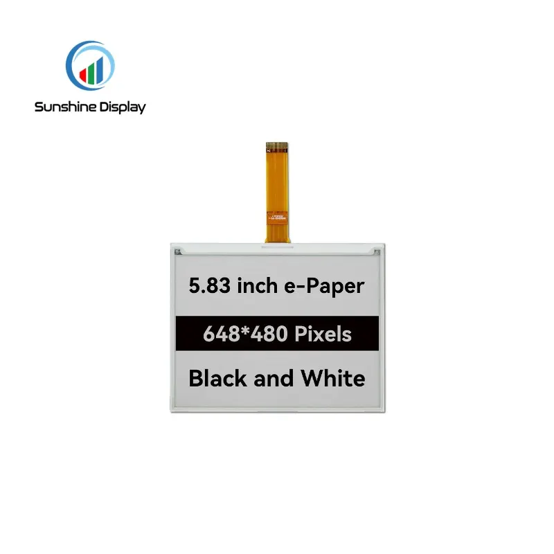 SDE0583NV-12 5.83 Inch Fast Update E-Paper Display 648×480 Monochrome E-paper Display_Info Next Product LCD module
