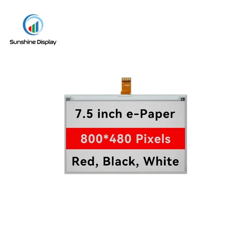 SDE0750NWT-32 E-paper Display Front View