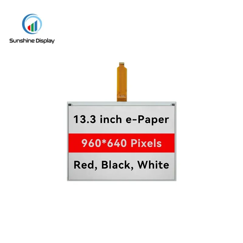 SDE1330NGT-16 13.3inch 960x680  Black White Red Three Colors E-ink Screen Module E-paper Display_Info Next Product LCD module