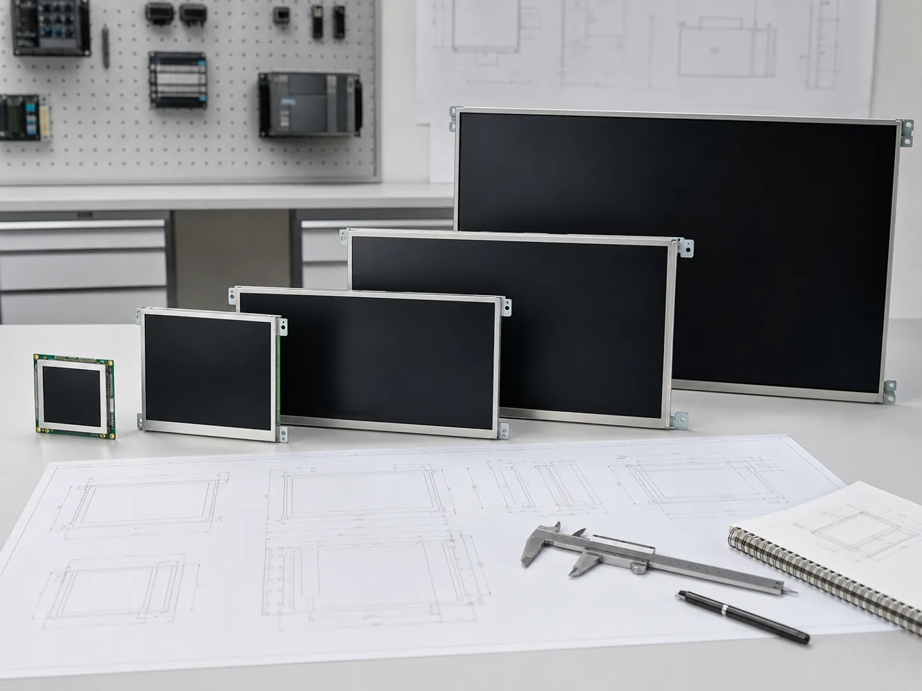 LCD display module size selection up to 32 inches for industrial HMI